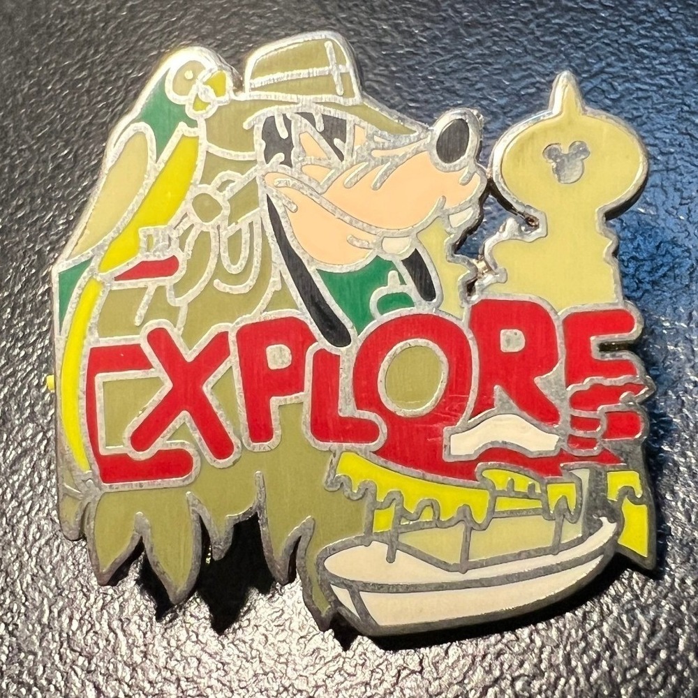 Disney Goofy Pin‎ 2007 Explore Hidden Mickey